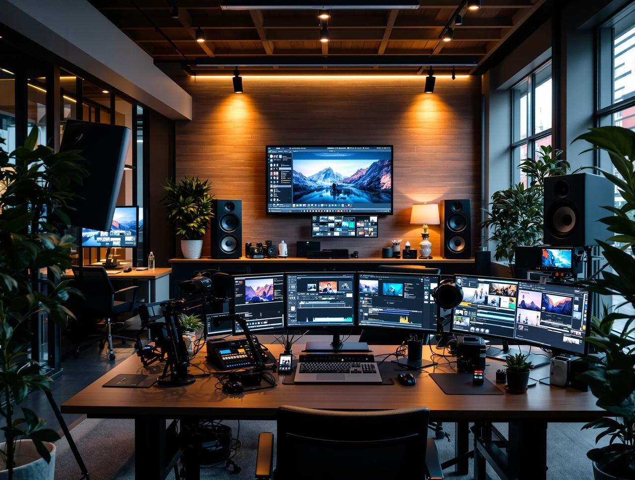 青草视频在线传媒北京工作室办公环境全景